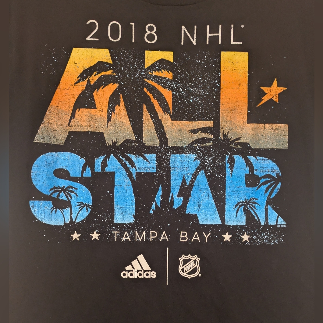 Adidas Nhl AllStar Graphic Tee Mens Medium